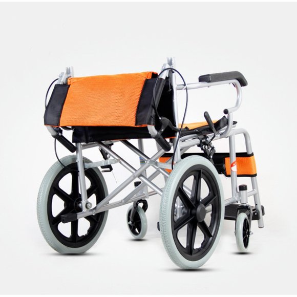 Colorful Lightweight Transport Wheelchair Medical Orthopedic Foldable Portable - Picture 4 of 12
